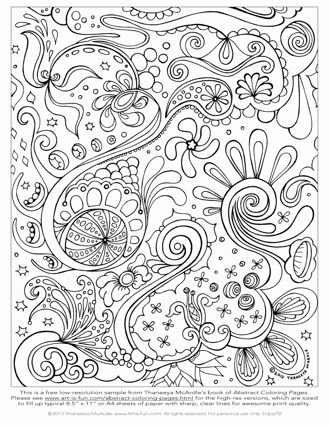 Free online coloring pages for adults