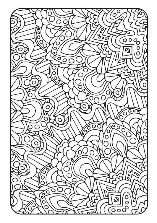 Adult coloring book art therapy volume printable coloring book digital download print color grown