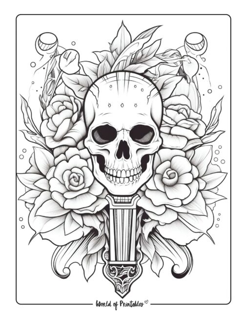 Tattoo coloring pages