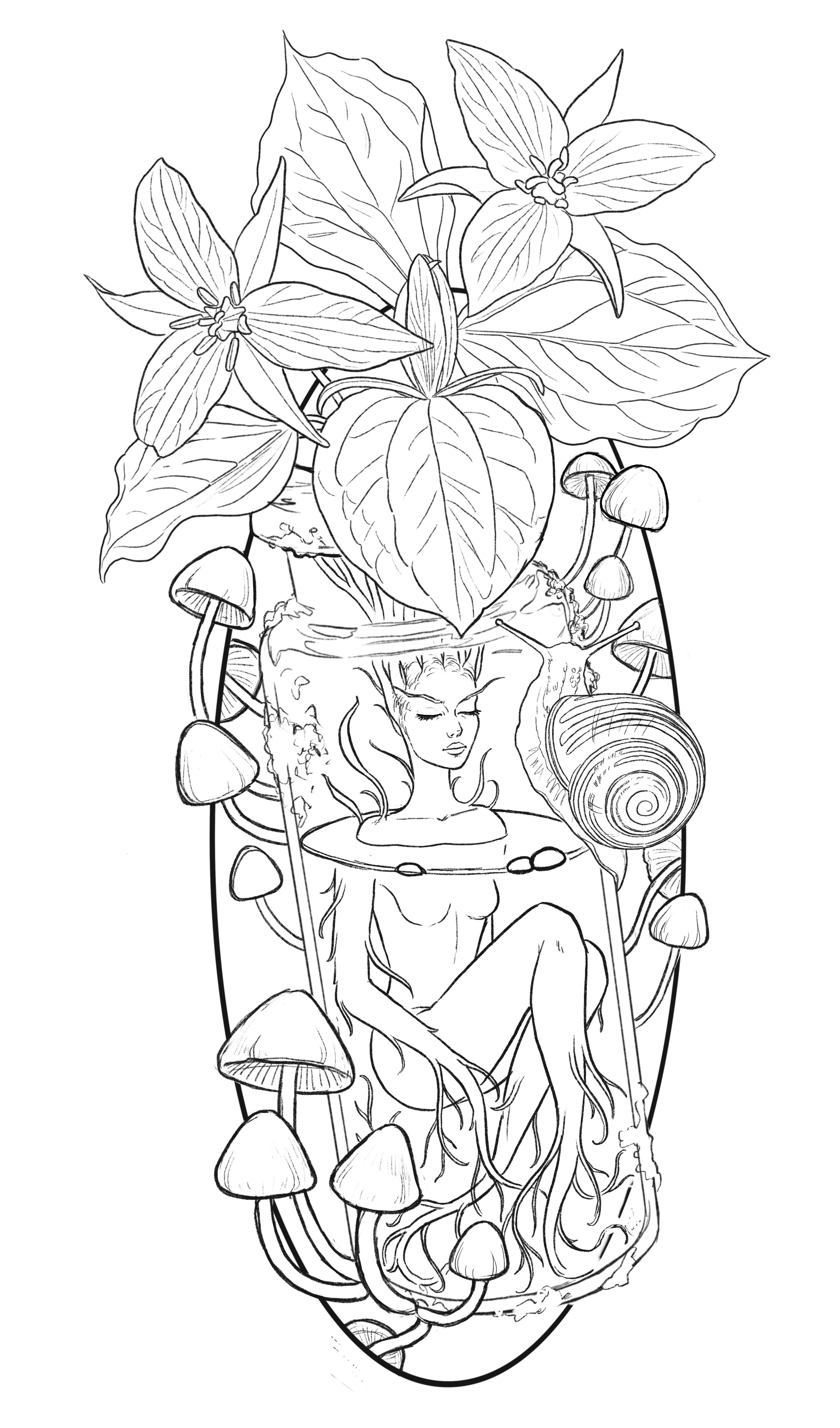 Coloring pages â wild isley tattoo