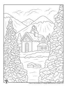 Winter adult coloring pages woo jr kids activities childrens publishing