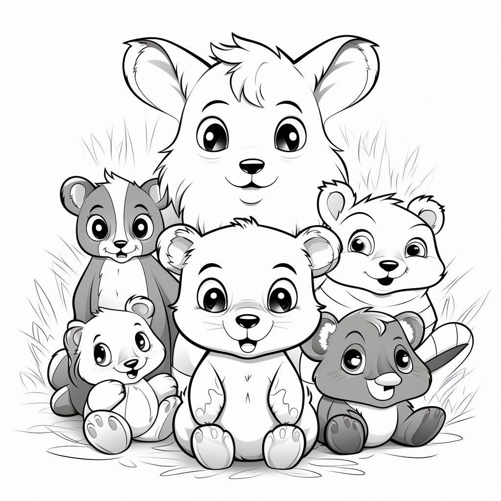 Animal coloring pages