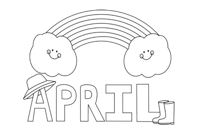 Adorable april coloring pages for kids kids activities blog