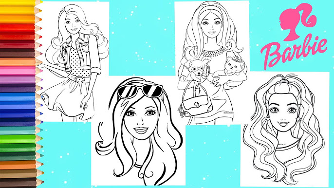 Barbie coloring pages