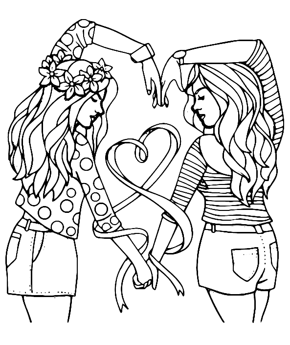 Bff coloring pages printable for free download