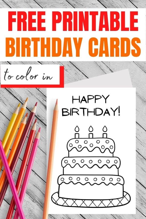 Happy birthday coloring card free printables designs parties made personal