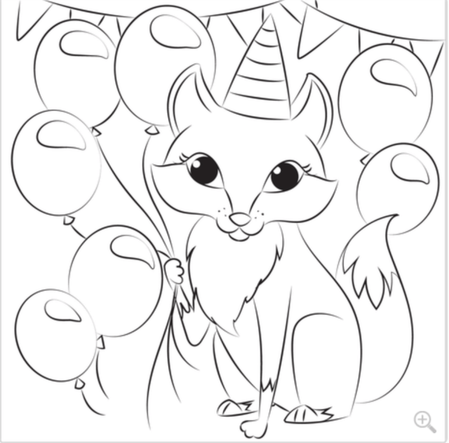 Birthday coloring pages printables for kids