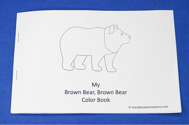 Brown bear brown bear what do you see printable book