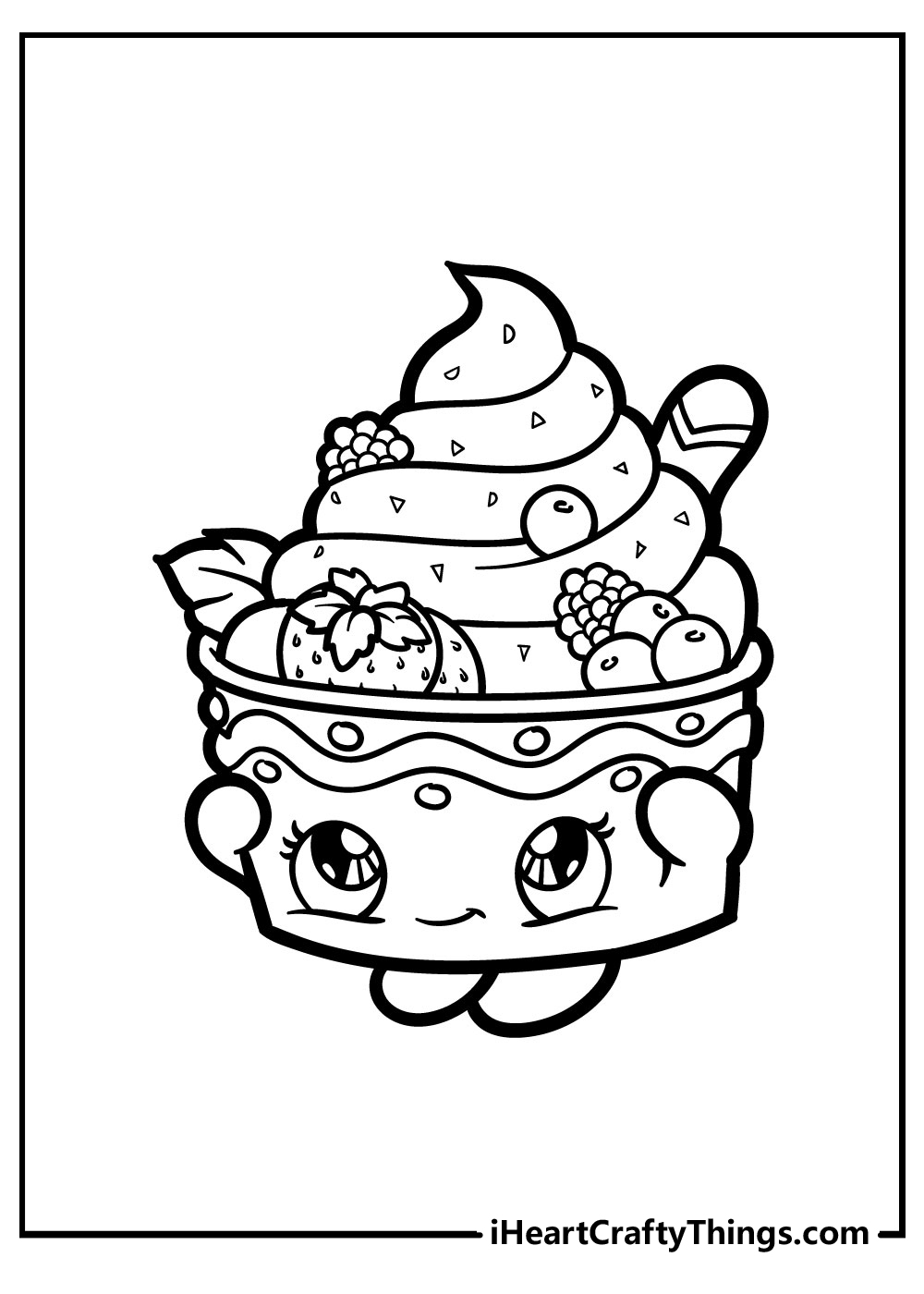 Ice cream coloring pages free printables