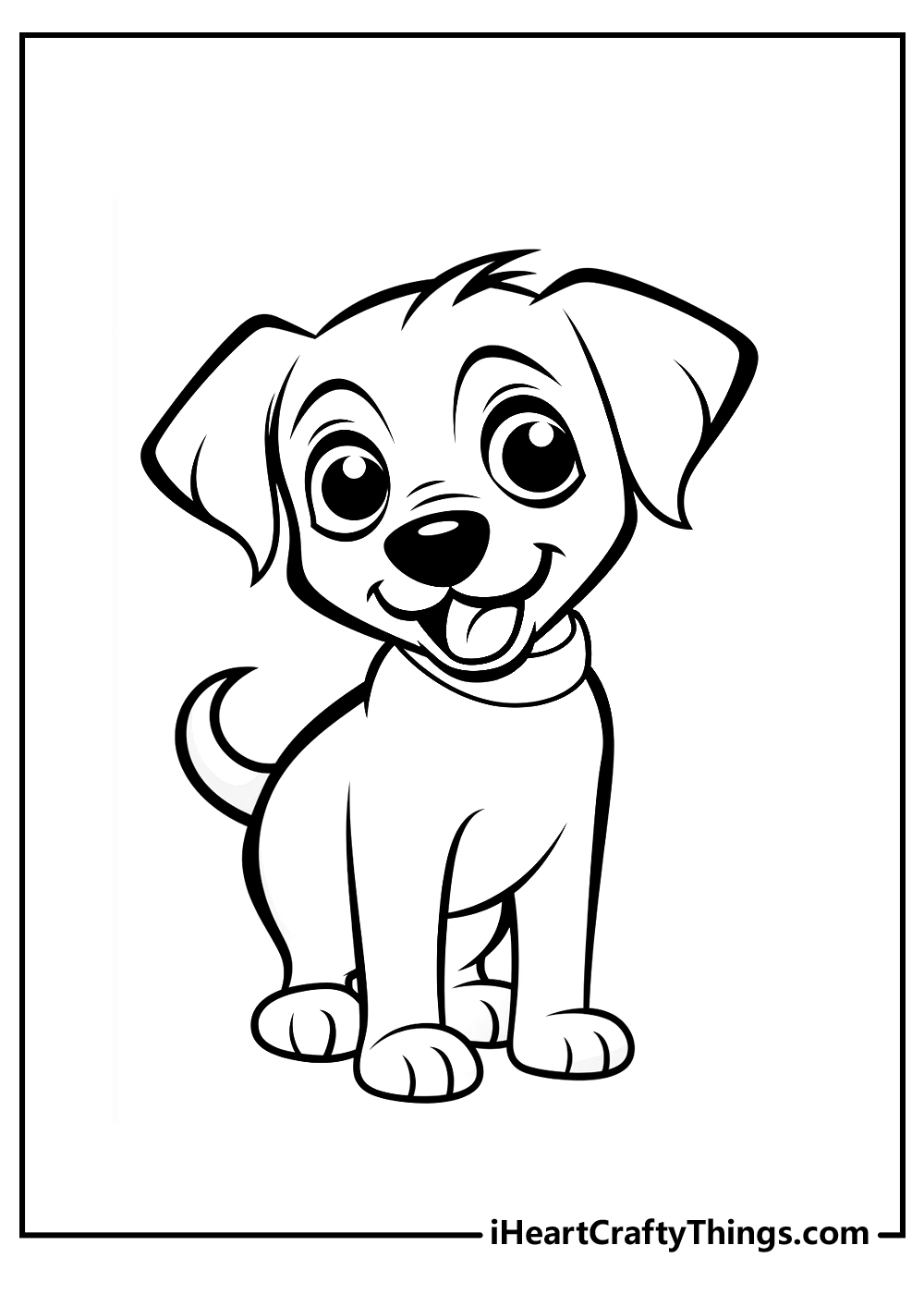 Dog coloring pages free printables