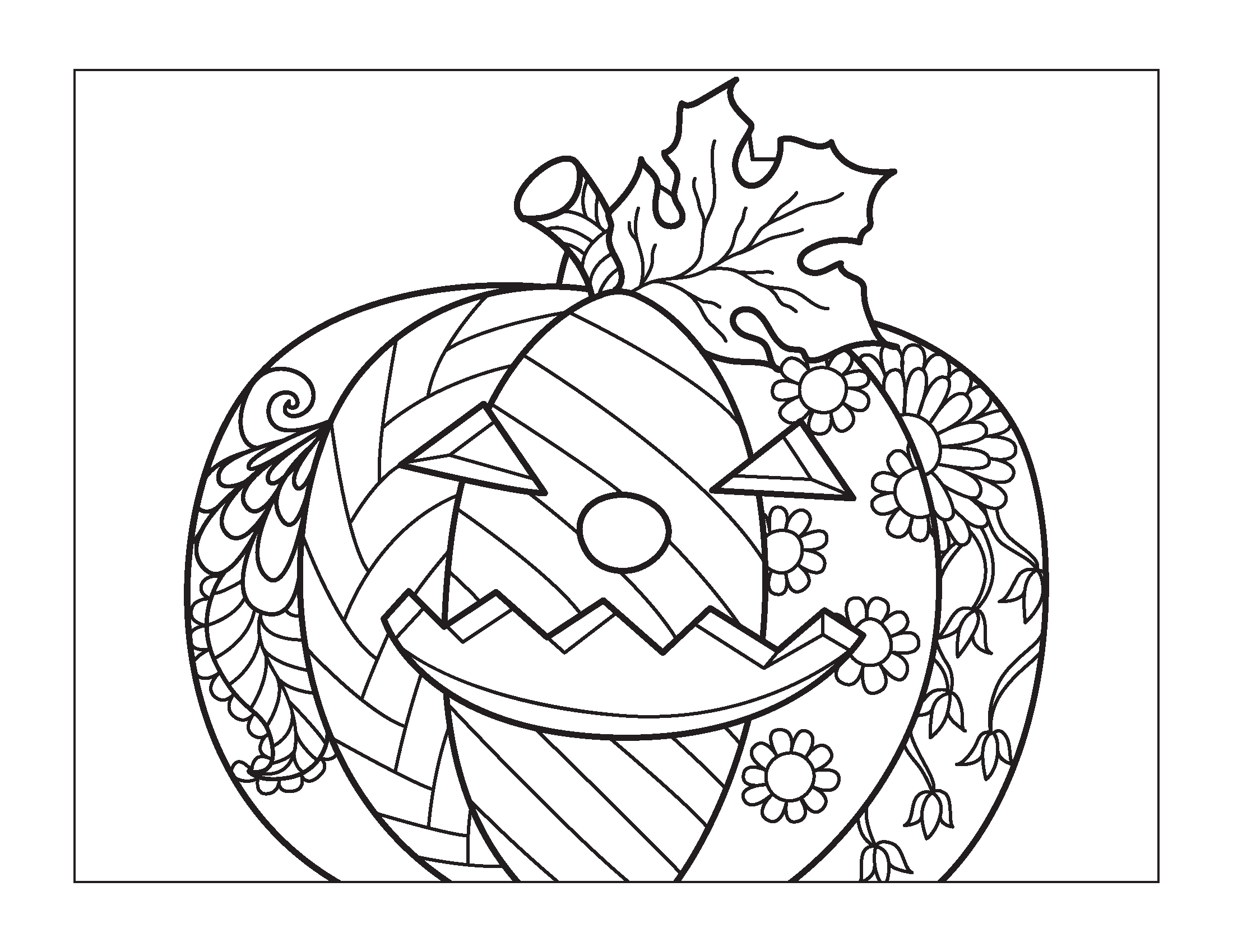 Halloween coloring pages for older kids