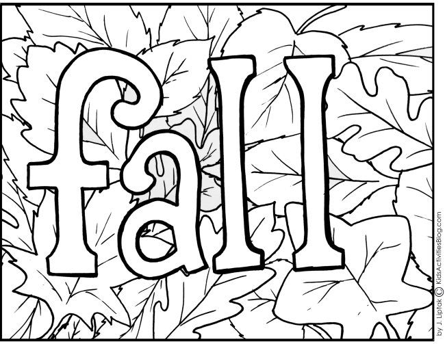 Free fall printable coloring pages fall coloring pages fall coloring sheets fall leaves coloring pages