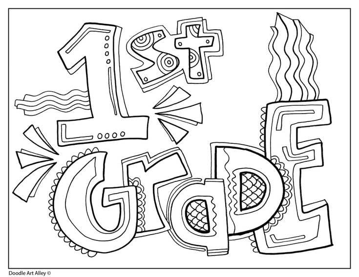 St grade coloring sign school coloring pages st grade crafts kindergarten coloring pages