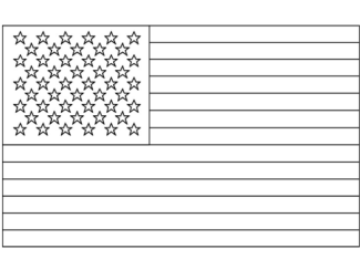 Flag day coloring pages