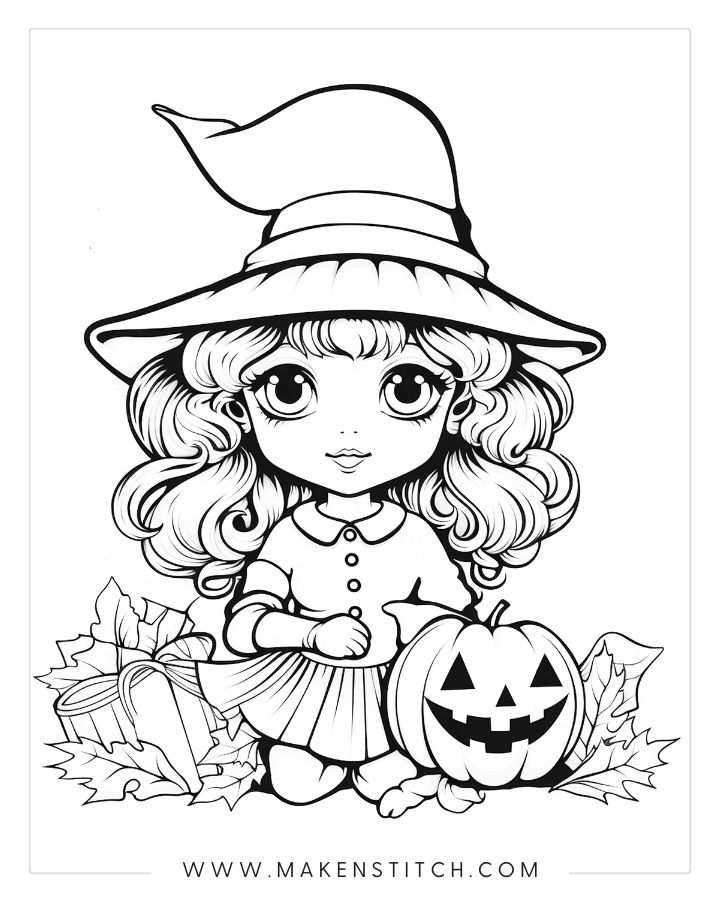 Free halloween coloring pages