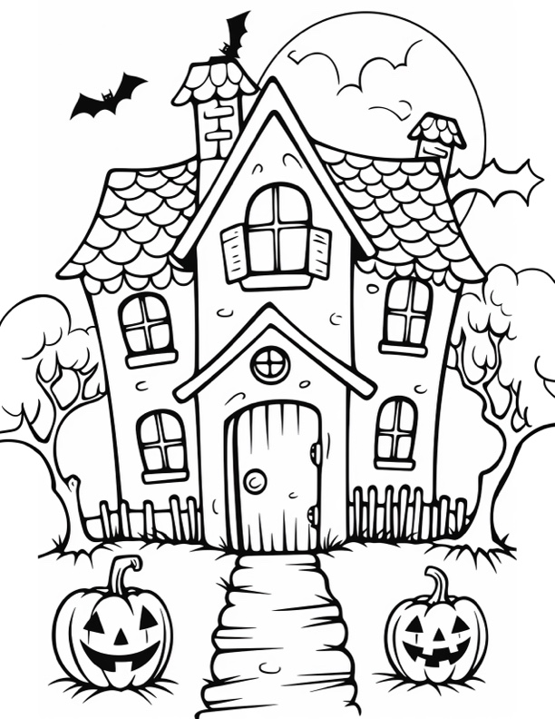 Printable halloween coloring sheets unique