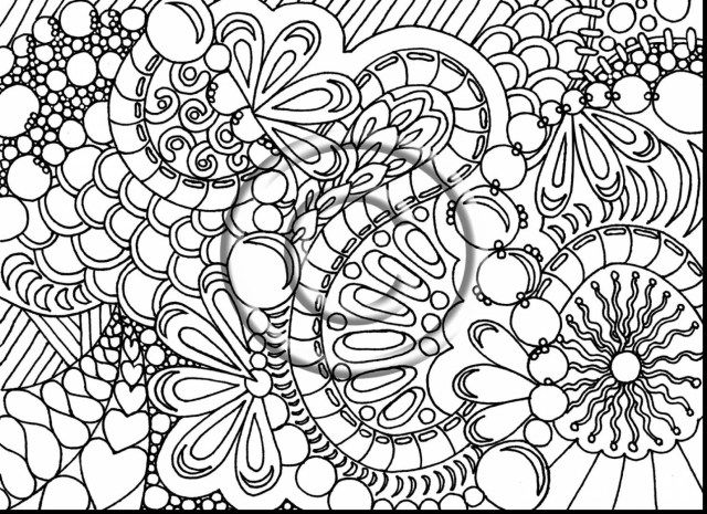 Wonderful picture of flower adult coloring pages
