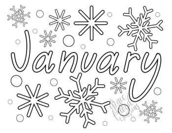 January coloring page by grace filled creations tpt