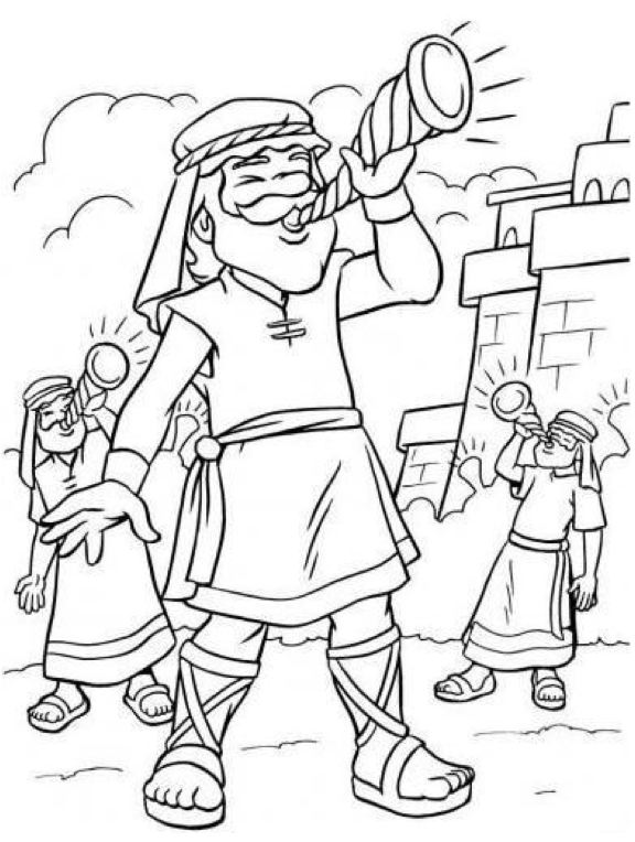 Joshua coloring page