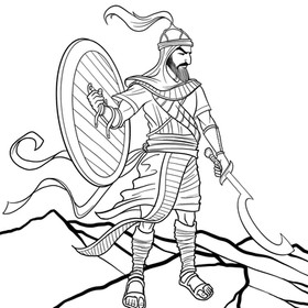 Joshua coloring pages andrew