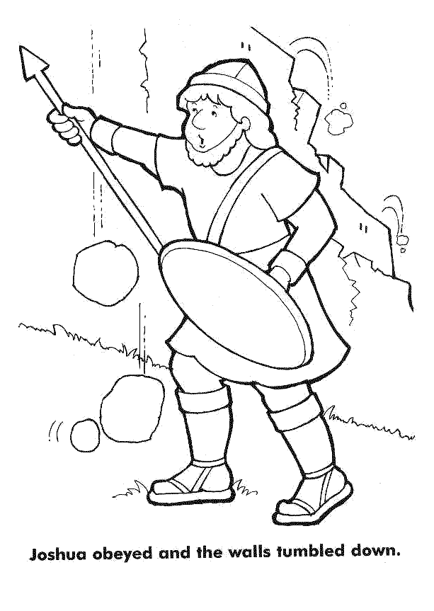 Joshua coloring pages