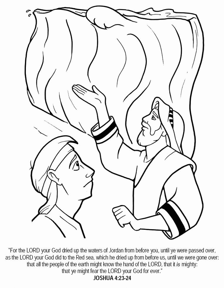 Joshua coloring pages