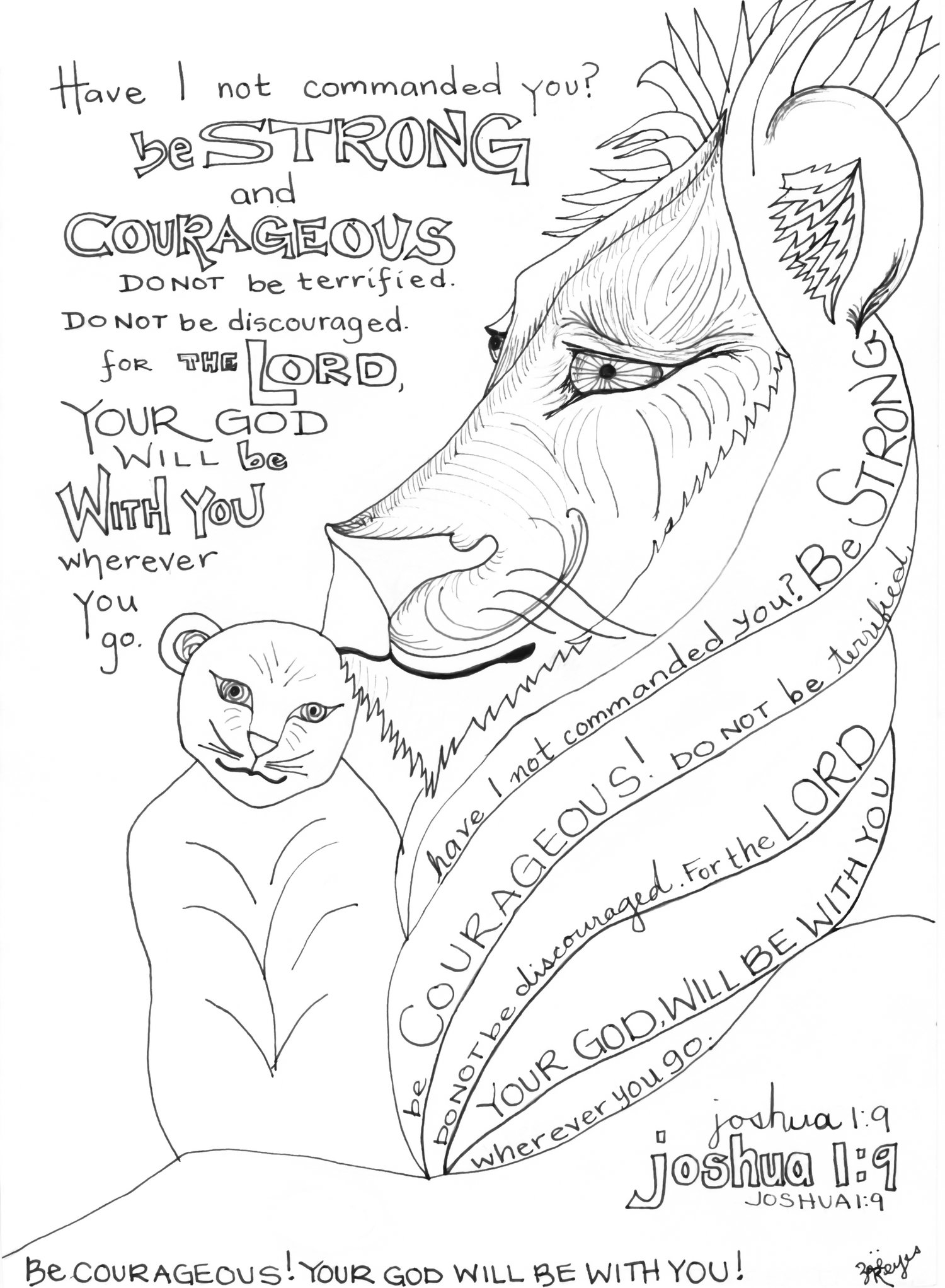 Joshua coloring page profile â zoã reyes photography