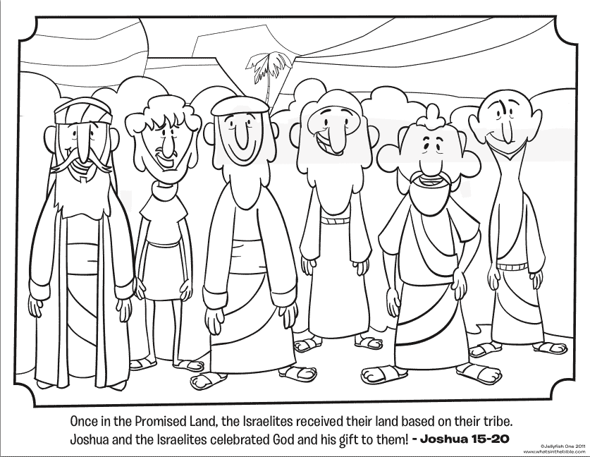 Free joshua judges ruth coloring pages