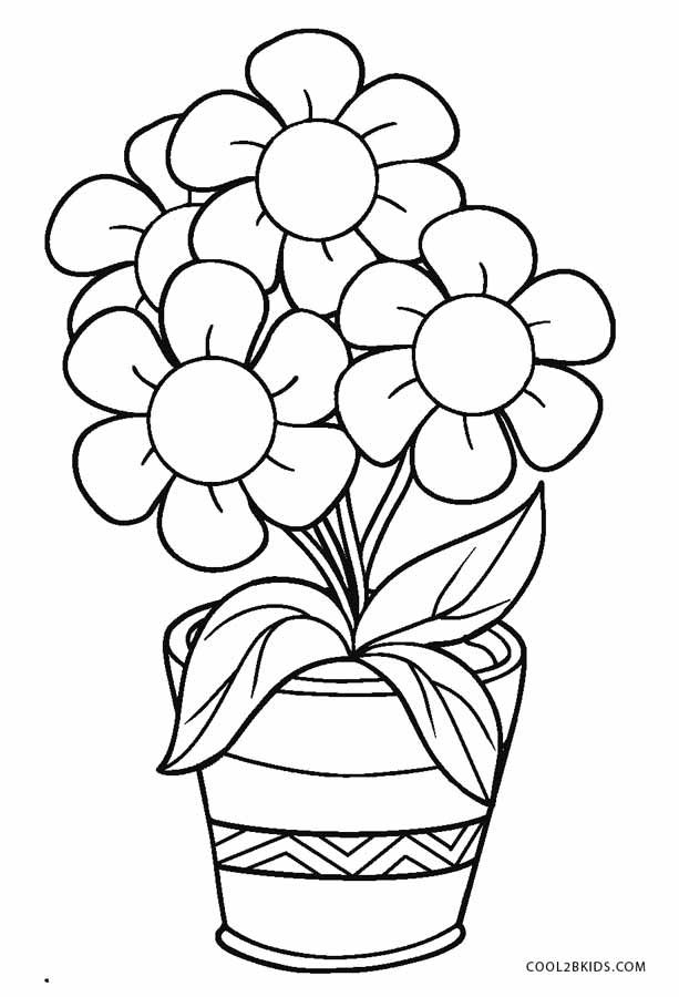 Free printable flower coloring pages for kids coolbkids printable flower coloring pages flower coloring sheets spring coloring pages