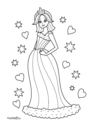 Princess coloring pages