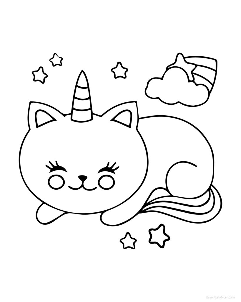 Free unicorn coloring pages printable for kids unicorn coloring book