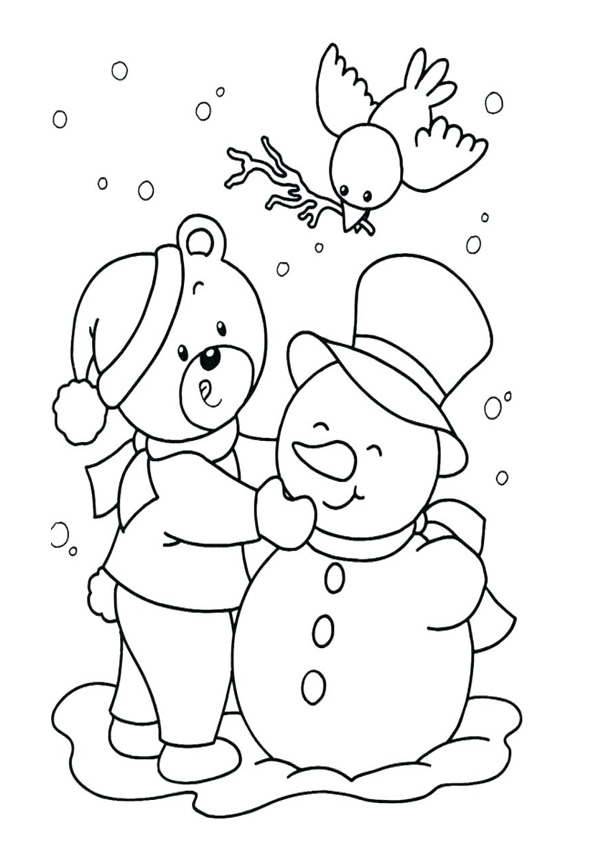 Coloring pages winter coloring pages for kids