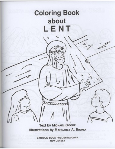 Lent coloring book