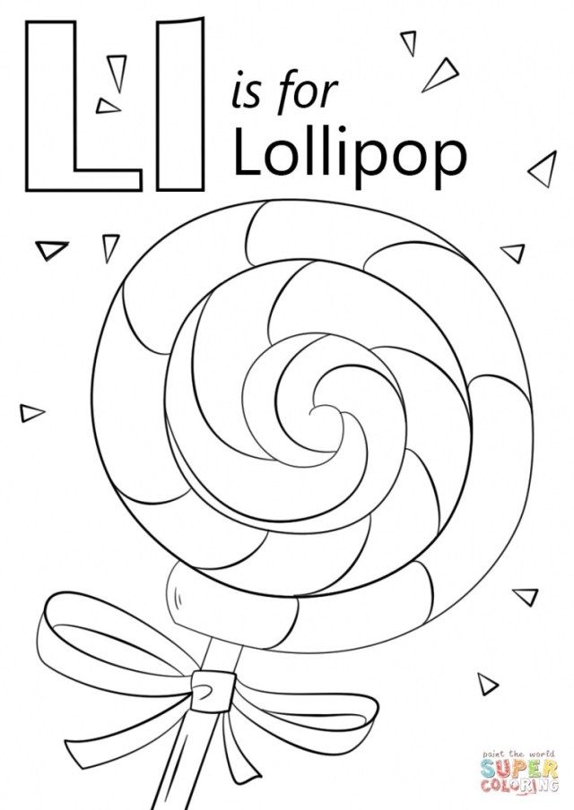 Inspiration picture of letter l coloring pages