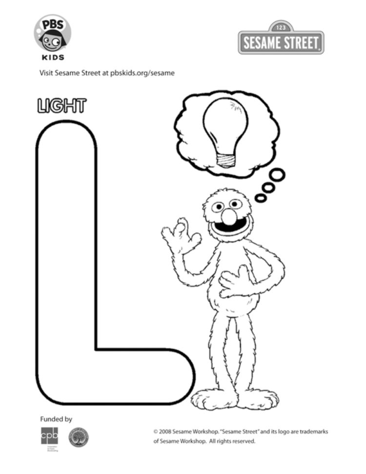 The letter l coloring page kids coloringâ kids for parents