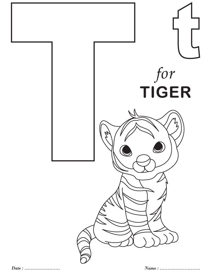 Printables alphabet t coloring sheets alphabet coloring pages abc coloring pages kindergarten coloring pages