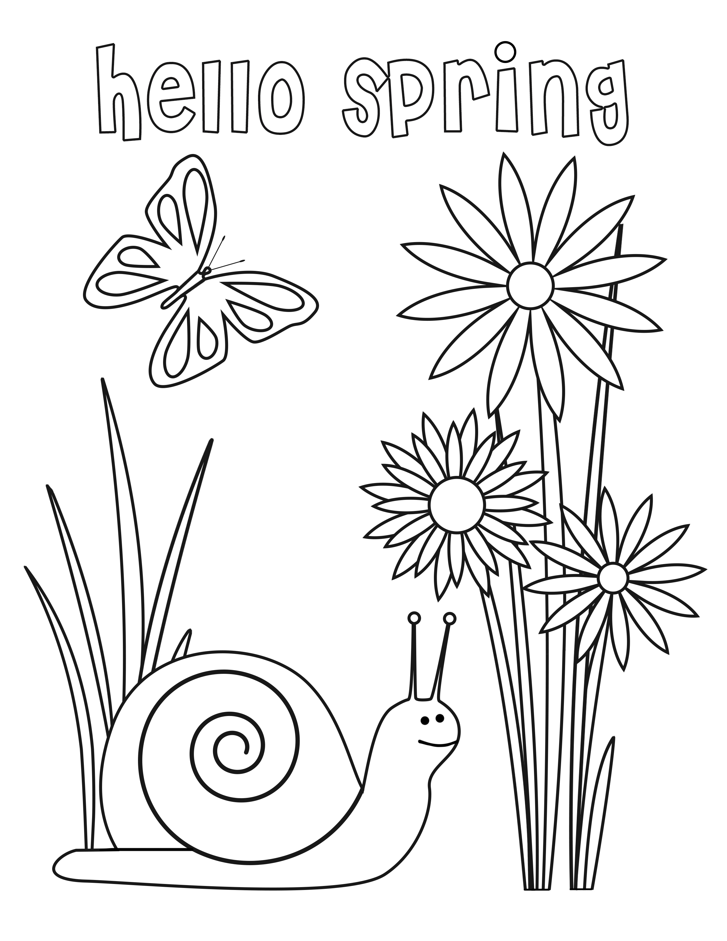 March coloring pages