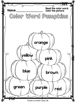 Coloring pages for october by classroom base camp tpt