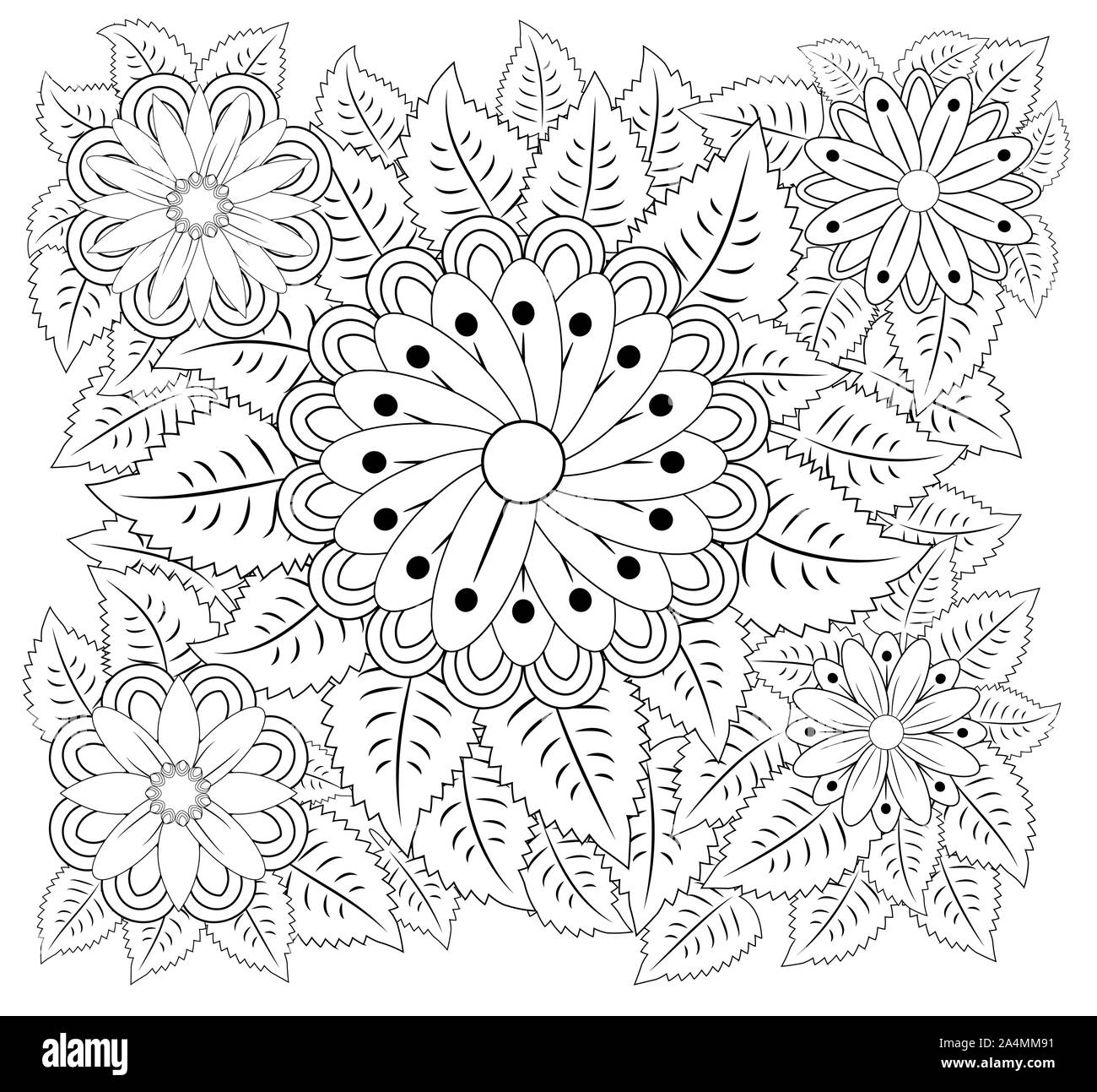 Zentangle art artist cut out stock images pictures