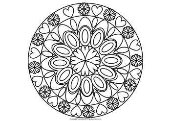 Mandala coloring pages for big kids by teachezy tpt