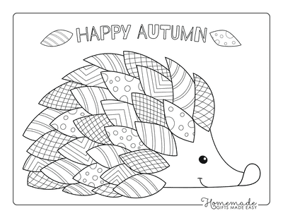 Free printable autumn fall coloring pages