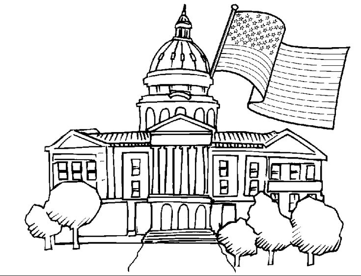 White house coloring pages free coloring pages cartoon coloring pages