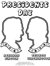 Presidents day coloring pages