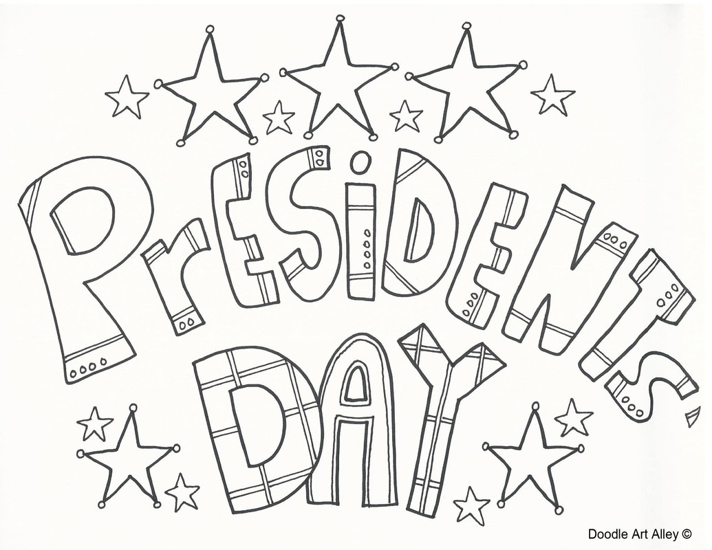 Presidents day coloring pages