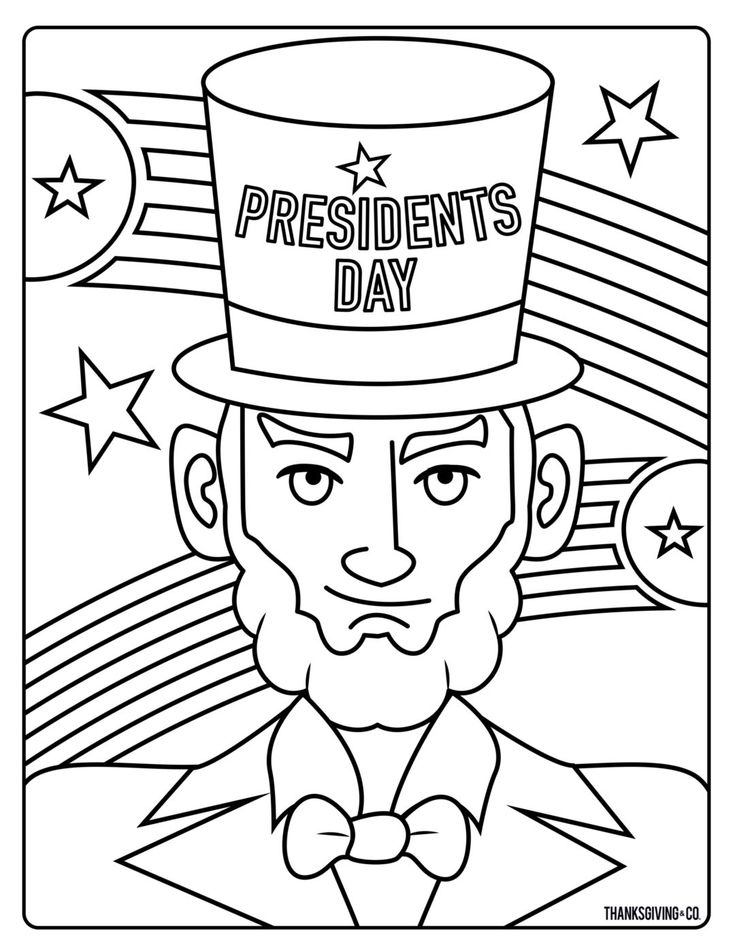 Free printable presidents day coloring pages memorial day coloring pages christmas coloring pages preschool coloring pages