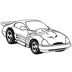 Top free printable sports car coloring pages online