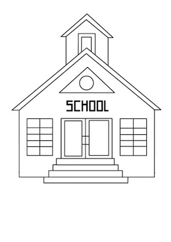 Coloring pages school coloring page