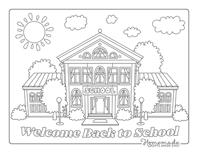 Free back to school coloring pages for kids