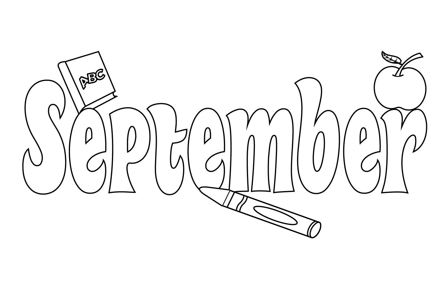 September coloring pages to print preschool kindergarten free printables coloring pages to print coloring pages for kids coloring pages