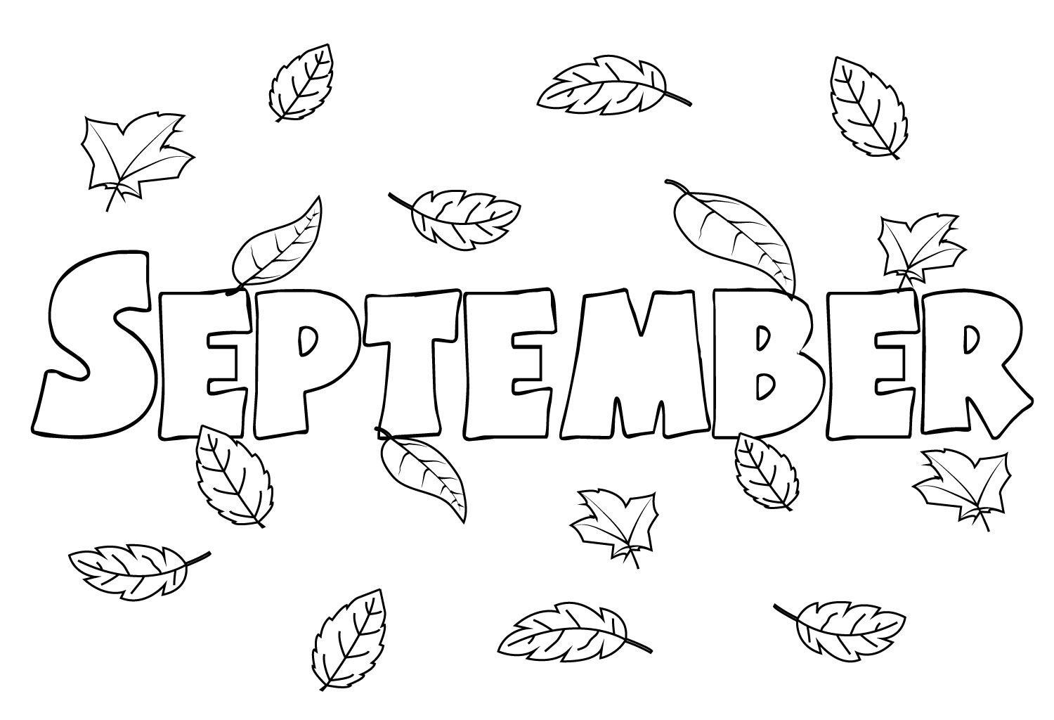 September coloring pages to print preschool kindergarten free printables coloring pages to print printable coloring pages free printable coloring pages